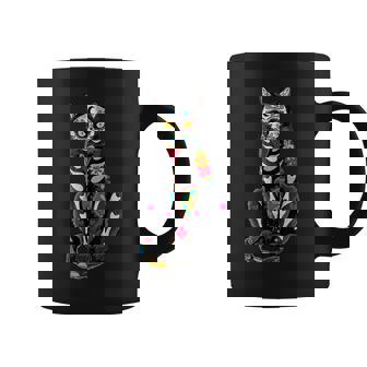 Halloween Cat Skull Dia De Los Muertos Mexican Day Of Dead Coffee Mug - Thegiftio