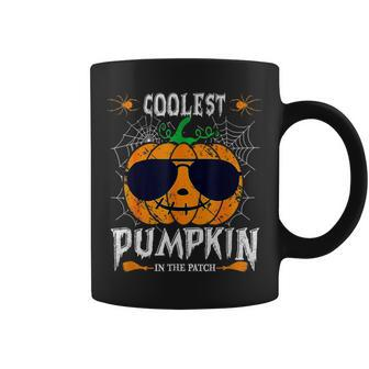 Halloween Coolest Pumpkin In The Patch Vintage Pumpkin  Coffee Mug
