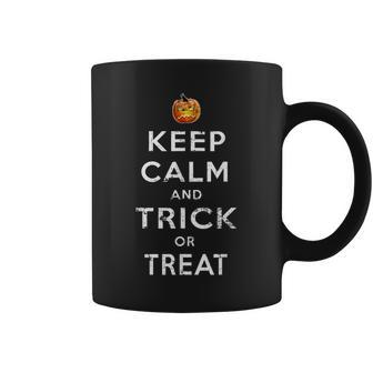 Halloween Costume Keep Calm Trick Or Treat T Coffee Mug - Seseable
