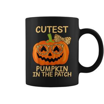 Halloween Cutest Pumpkin In The Patch Girl Halloween Pumpkin V2 Coffee Mug | Seseable UK