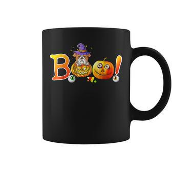 Halloween English Bulldog Dog Boo Ghost Funny Dog Owner Coffee Mug - Thegiftio UK