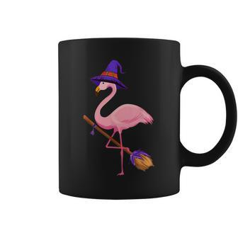 Halloween Flamingo Funny Flamingo Lover Witch Hat Halloween Coffee Mug - Thegiftio UK