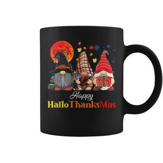Halloween Gnomes Hallothanksmas Thanksgiving Funny Coffee Mug - Thegiftio UK