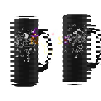 Halloween Nurse Nursing Cute Health Worker Pattern Coffee Mug - Thegiftio