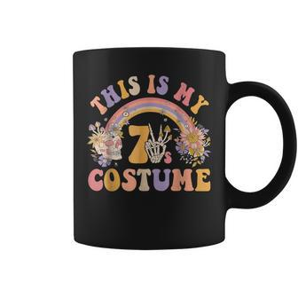 Halloween Peace Hippie Retro Groovy This Is My 70S Costume Coffee Mug - Thegiftio UK