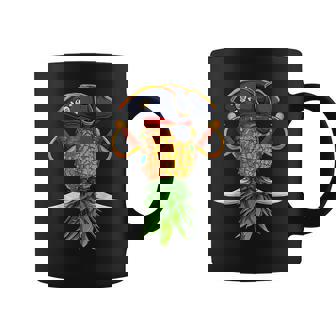 Halloween Pirate Upside Down Pineapple Swingers Lifestyle Coffee Mug - Thegiftio