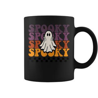 Halloween Retro Groovy Spooky Ghost Boo Funny Women Kids V6 Coffee Mug - Thegiftio UK