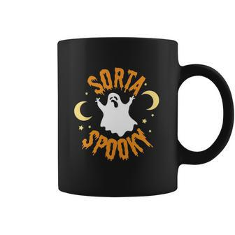 Halloween Sorta Spooky Ghost Hunting Night Moon Coffee Mug - Seseable