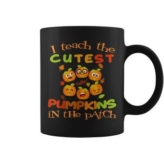 Halloween Teacher Cutest Pumpkin Patch Kindergarten Teacher Coffee Mug - Seseable