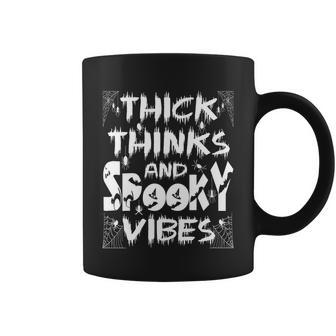 Halloween Thick Thighs Spooky Vibes Gift For Halloween Day Graphic Design Printed Casual Daily Basic Coffee Mug - Thegiftio