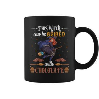 Halloween This Witch Can Be Bribed With Chocolate Coffee Mug - Seseable