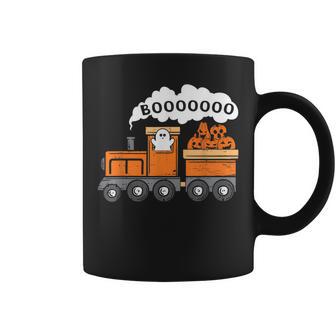 Halloween Train Boo Funny Ghost Pumpkin Toddler Kids Boys V2 Coffee Mug - Thegiftio UK