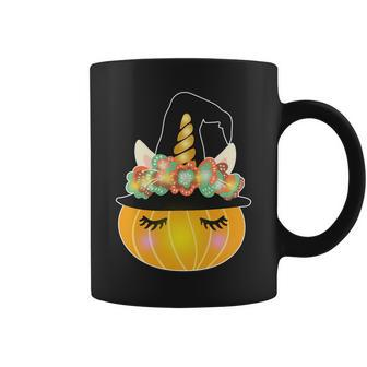 Halloween Uni-Pumpkin Sparkly Cute Graphic Design Printed Casual Daily Basic Coffee Mug - Thegiftio UK