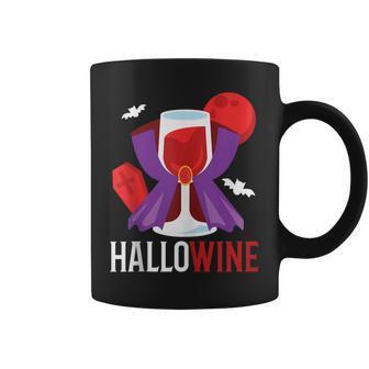 Hallowine Wine Ghost Funny Drinking Mom Halloween Costume V2 Coffee Mug - Thegiftio