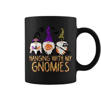 Hanging With My Gnomies Halloween Thanksgiving Christmas Coffee Mug - Thegiftio UK
