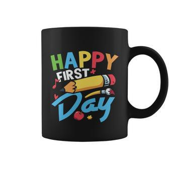 Happy 1St Day Welcome Back To School Graphic Plus Size Shirt For Teacher Kids Coffee Mug - Monsterry AU