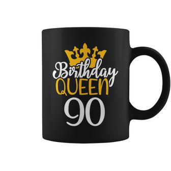 Happy 90Th Birthday Queen 90 Years Old Party Idea For Her Coffee Mug - Seseable