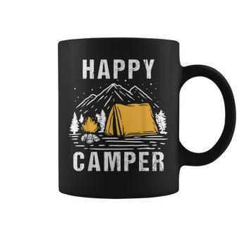 Happy Camper - Camping Rv Camping For Men Women And Kids Coffee Mug - Seseable