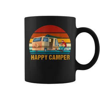 Happy Camper - Camping Rv Camping For Men Women And Kids Coffee Mug - Seseable
