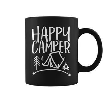 Happy Camper Camping T For Men Women And Kids Coffee Mug - Seseable