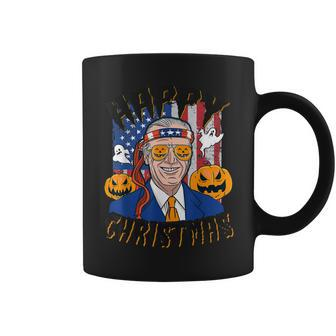 Happy Christmas Halloween Jokes Pumpkin Boo Funny Joe Biden Coffee Mug - Thegiftio UK