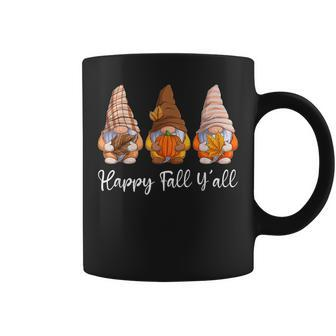 Happy Fall Yall Gnome Pumpkin Funny Autumn Gnomes Coffee Mug - Seseable