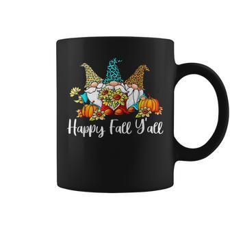 Happy Fall Yall T Gnome Leopard Pumpkin Autumn Gnomes Coffee Mug - Thegiftio UK