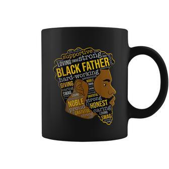 Happy Father Day Black Father King Afro African Man Tshirt Coffee Mug - Monsterry CA