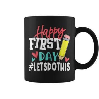 Happy First Day Lets Do This Welcome Back To School V2 Coffee Mug - Thegiftio UK