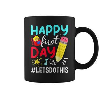 Happy First Day Lets Do This Welcome Back To School V2 Coffee Mug - Thegiftio UK