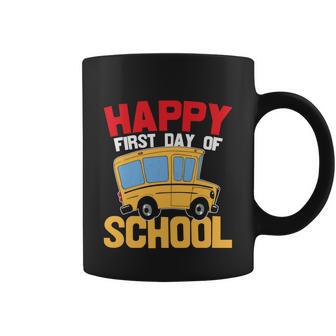 Happy First Day Of School Plus Size Shirt For Teacher Male Female Coffee Mug - Monsterry DE