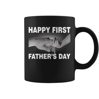 Happy First Fathers Day T-Shirt Graphic Design Printed Casual Daily Basic Coffee Mug - Thegiftio UK