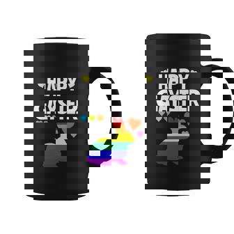 Happy Gayster Funny Lgbt Gay Pride Easter Egg Graphic Design Printed Casual Daily Basic Coffee Mug - Thegiftio