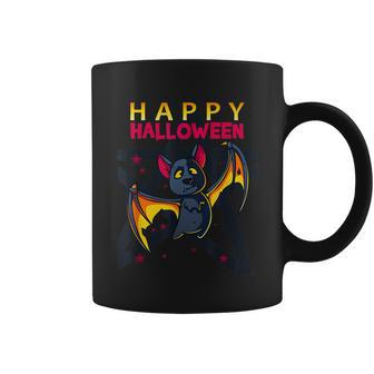 Happy Halloween Candy Vampire Bat Trick Or Treat Coffee Mug - Seseable
