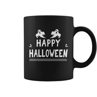 Happy Halloween Ghost Funny Halloween Quote Coffee Mug - Monsterry