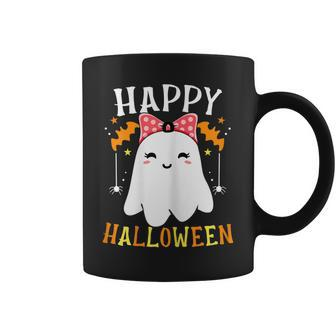 Happy Halloween Girls Kid Cute Boo Ghost Little Girls Coffee Mug - Thegiftio UK