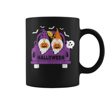 Happy Halloween Gnome Truck Drive Spooky Gnome Crew Squad Coffee Mug - Seseable