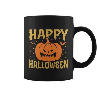 Happy Halloween Pumpkin Halloween Quote V10 Coffee Mug - Monsterry
