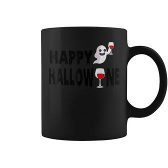 Happy Hallowine Halloween Wine Lovers Trick Or Treat Coffee Mug - Seseable