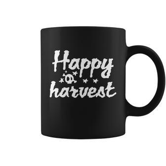 Happy Harvest Halloween Quote Graphic Design Printed Casual Daily Basic Coffee Mug - Thegiftio UK