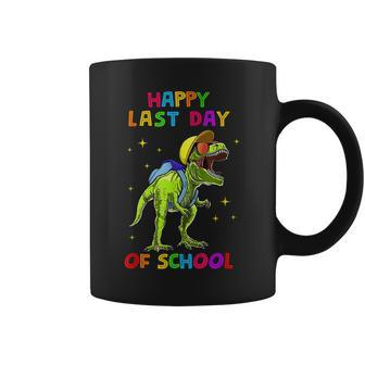 Happy Last Day Of School Dinosaur T Rex Cute Teacher Student Coffee Mug - Thegiftio UK