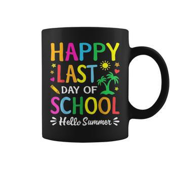 Happy Last Day Of School Hello Summer Teacher Student 2 Coffee Mug - Thegiftio UK