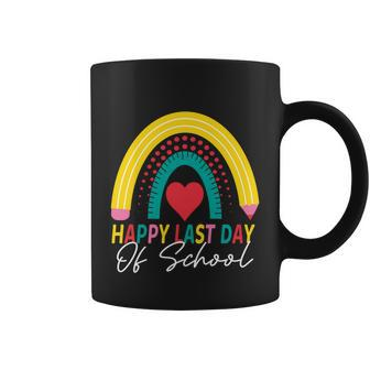 Happy Last Day Of School Rainbow Teacher Student Graduation Gift Coffee Mug - Monsterry UK