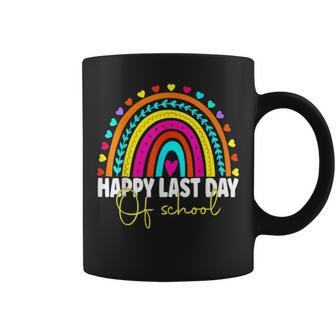 Happy Last Day Of School Teacher Student Graduation Rainbow 1 Coffee Mug - Thegiftio UK
