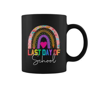 Happy Last Day Of School Teacher Student Graduation Rainbow Gift V3 Coffee Mug - Monsterry UK