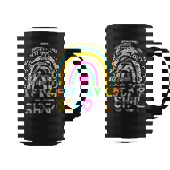 Happy Last Day Of School Teacher Student Rainbow Leopard Coffee Mug - Thegiftio