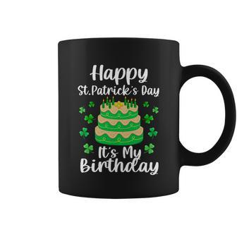Happy St Patricks Day Its My Birthday Shamrock Irish Coffee Mug - Monsterry
