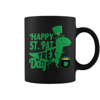 Happy St Patricks Pat T-Rrex Day Graphic Design Printed Casual Daily Basic Coffee Mug