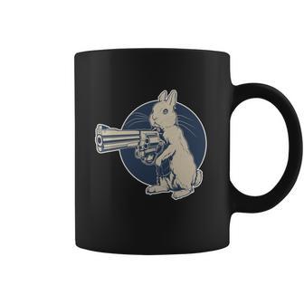 Hare Trigger Gangster Bunny Coffee Mug - Monsterry CA