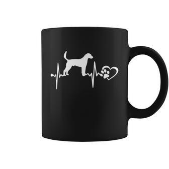 Harrier Dog Heartbeat Paw Love Funny Puppy Lover Gift Coffee Mug - Thegiftio UK